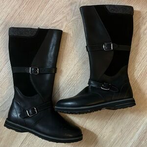 Ladies L.L. Bean Lined Leather Boots 6.5